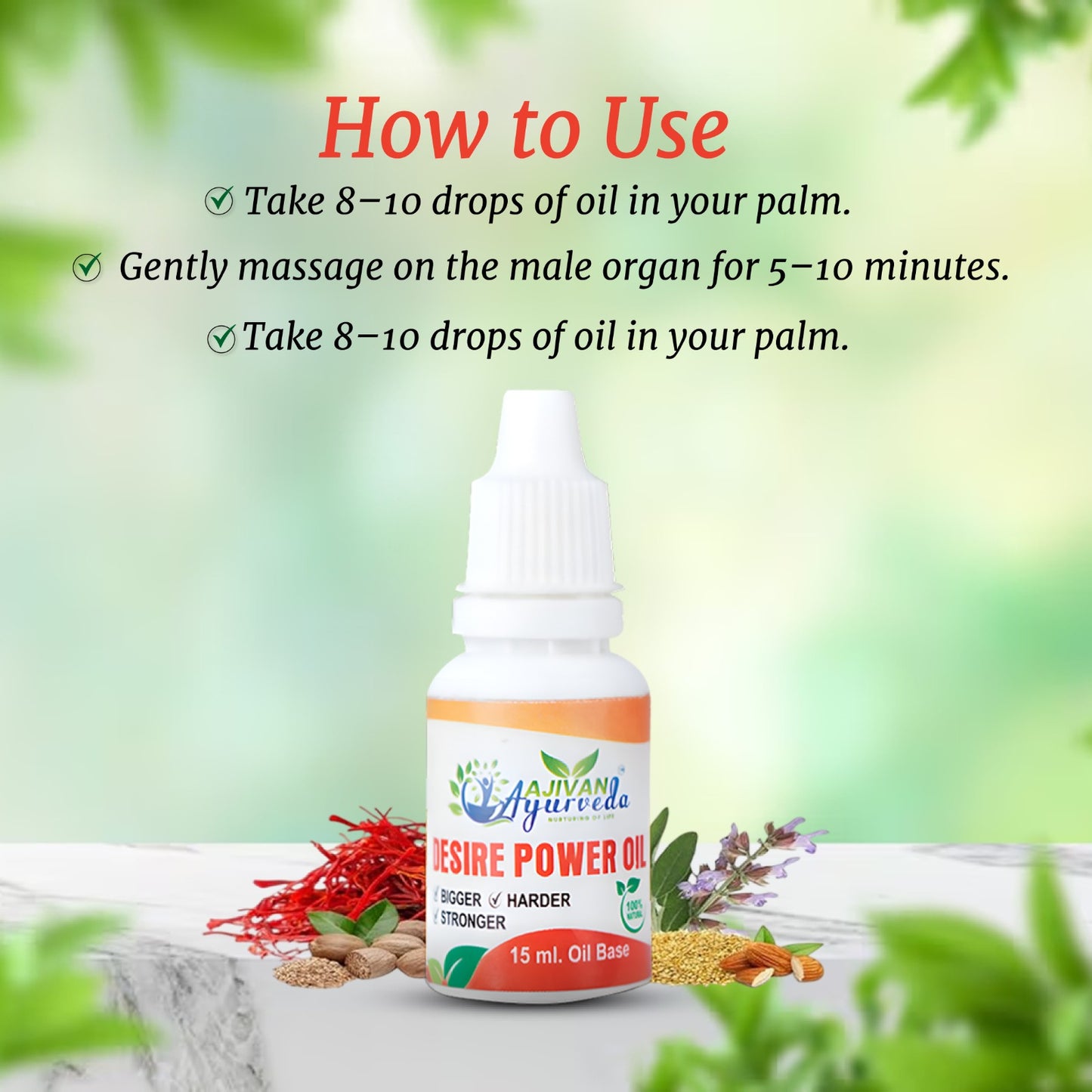 Men's Desire Power Oil